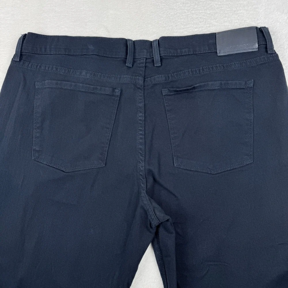 Mott & Bow Mercer Straight Leg Jeans Mens 40x32 Navy Blue Stretch Denim